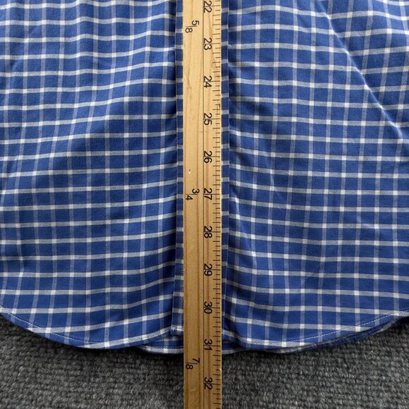 Blue Checkered Men's Shirt - Picture 4 of 15